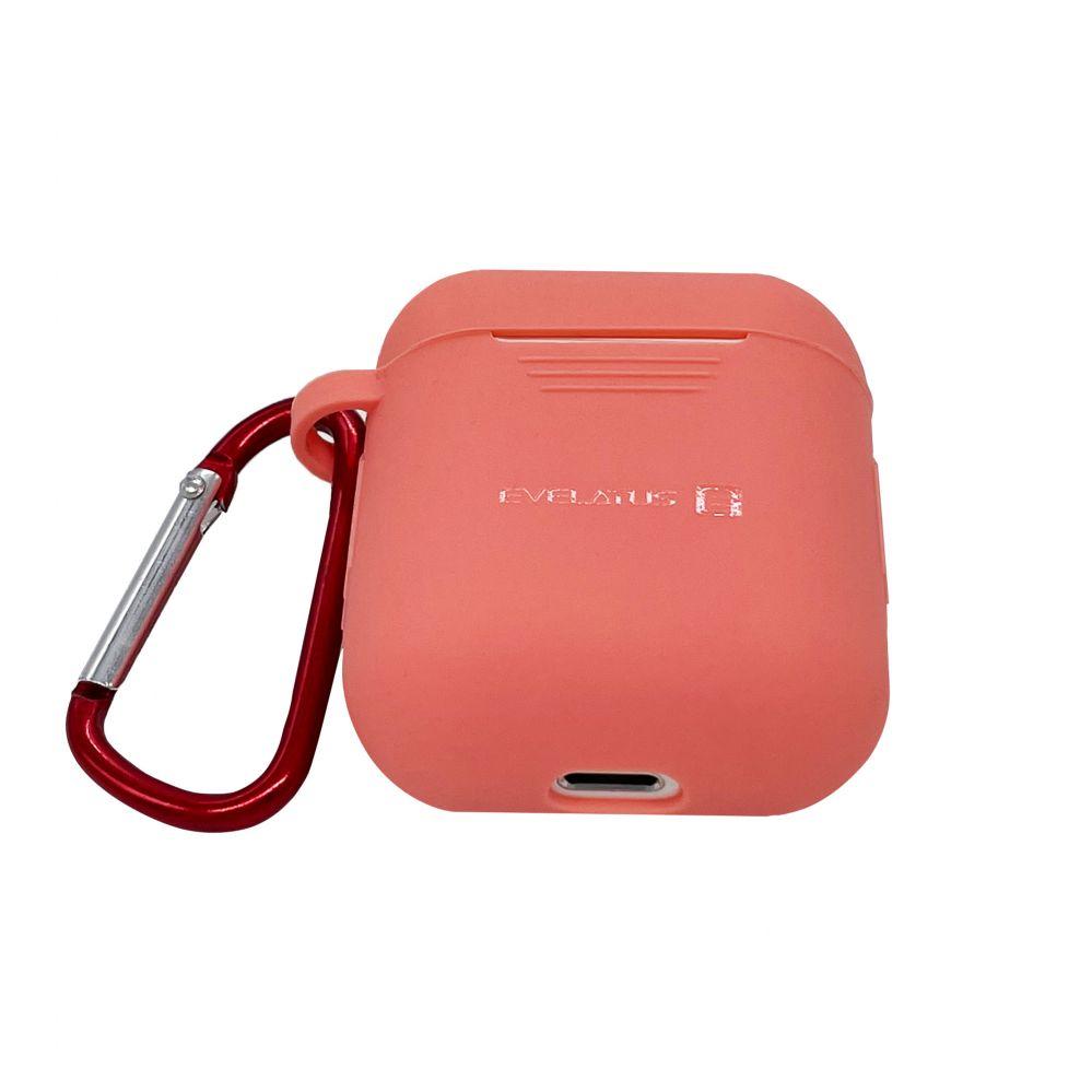 Evelatus Silikona Pārvalks AirPods 1/2 Korallā (EAC04)
