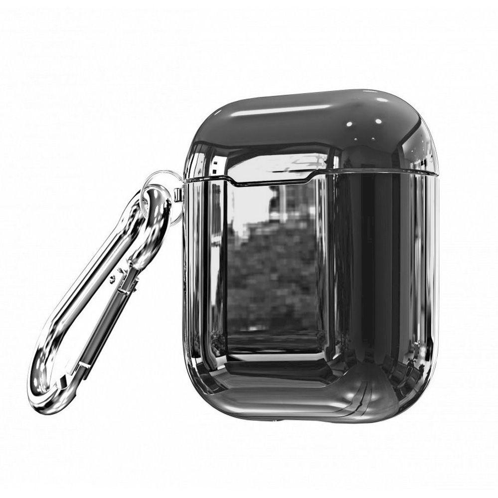 Evelatus Priedai do słuchawek Tylny pokrowiec Apple dėklas skirtas AirPods Sidabrinis (EAC03)