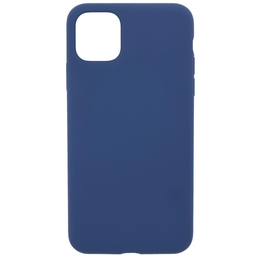 Dėklas Evelatus Apple iPhone 11 Pro Max Premium Soft Touch Silicone case Midnight Mėlyna