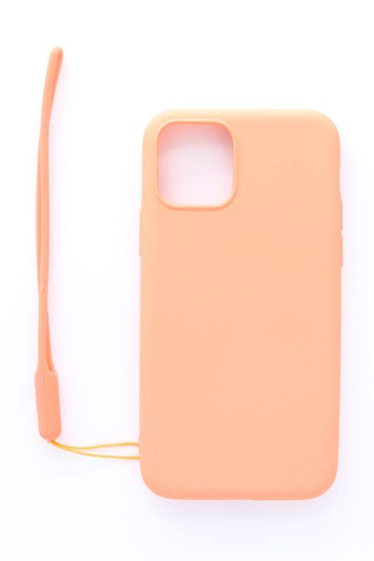 Evelatus Apple iPhone 11 Pro Soft Touch Silikoninis dėklas with Strap Rožinė