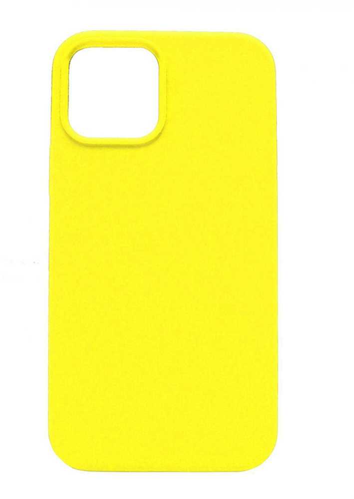 Evelatus Apple iPhone 12 mini Premium Soft Touch Silikoninis dėklas Lemon Geltona