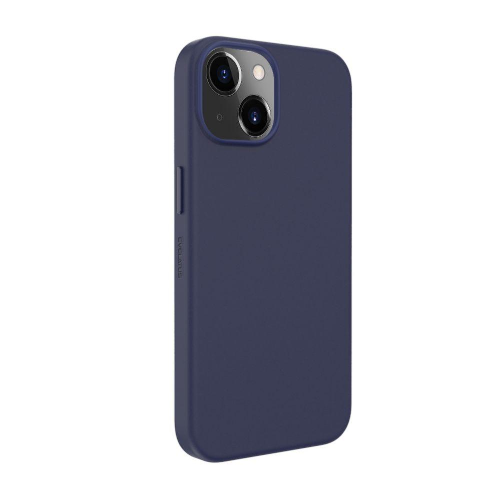 Evelatus Apple iPhone 14 Genuine Odinis dėklas with MagSafe Mėlyna