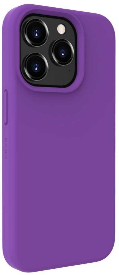 Evelatus Apple iPhone 15 Pro Max Premium Soft Touch Silikoninis dėklas Deep Violetinė