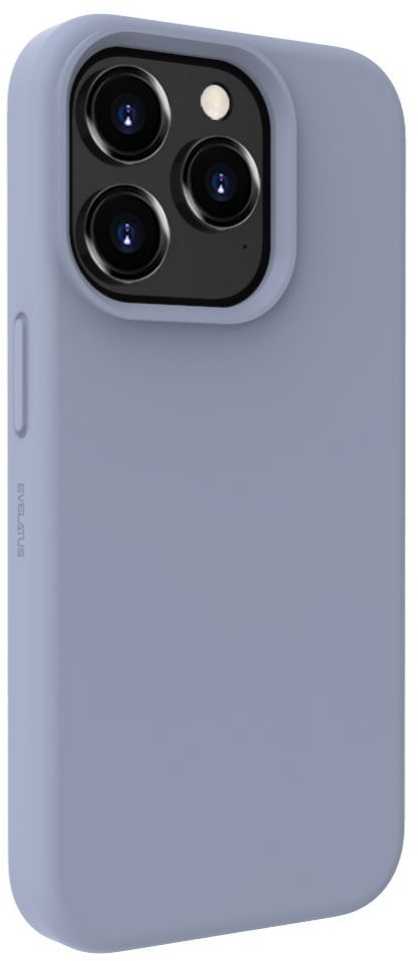 Evelatus Apple iPhone 15 Pro Max Premium Soft Touch Silikoninis dėklas Lavender Gray