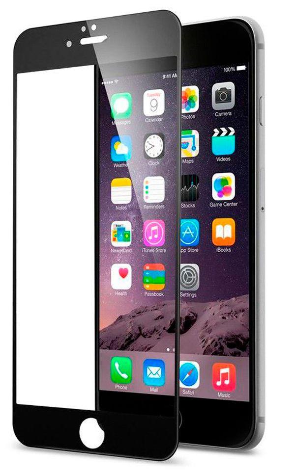 Evelatus Apsauginis stiklas Apple iPhone 6/6s 2.5D Full Cover Japan Glue Glass Anti-Static Juodas EVE977842