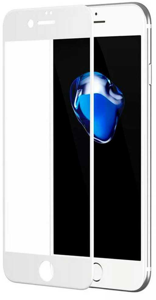 Evelatus Apple iPhone 7/8/SE2020/SE2022 2.5D pilnai apsauginis stiklas su antistatiniu stikliuku ir Japonijai skirtais klijais Baltas