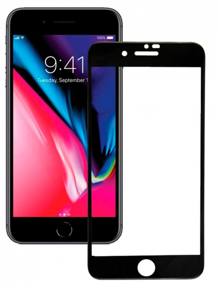 Evelatus Apple iPhone 7/8/SE2020/SE2022 2.5D pilnai apsauginis stikliukas su antistatiniu stikliuku Japoniškas klijavimas Juodas