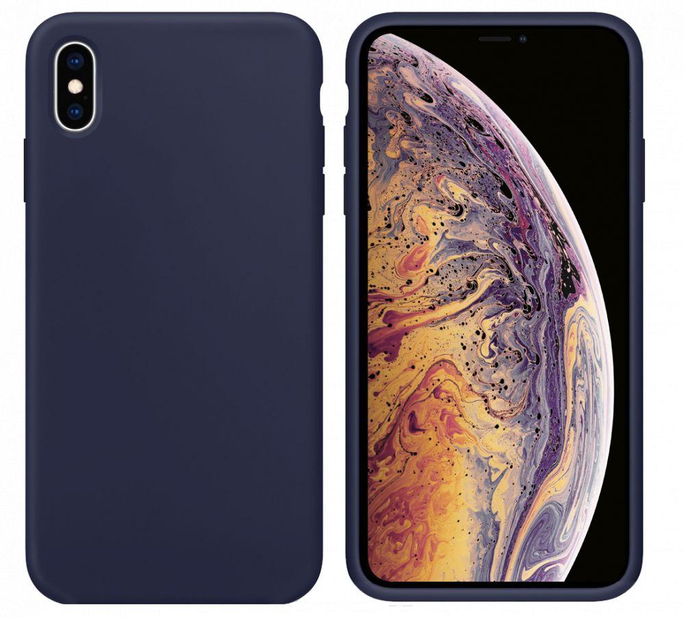 Evelatus Apple iPhone 7 Plus/8 Plus Premium Soft Touch Silikoninis dėklas Midnight Mėlyna