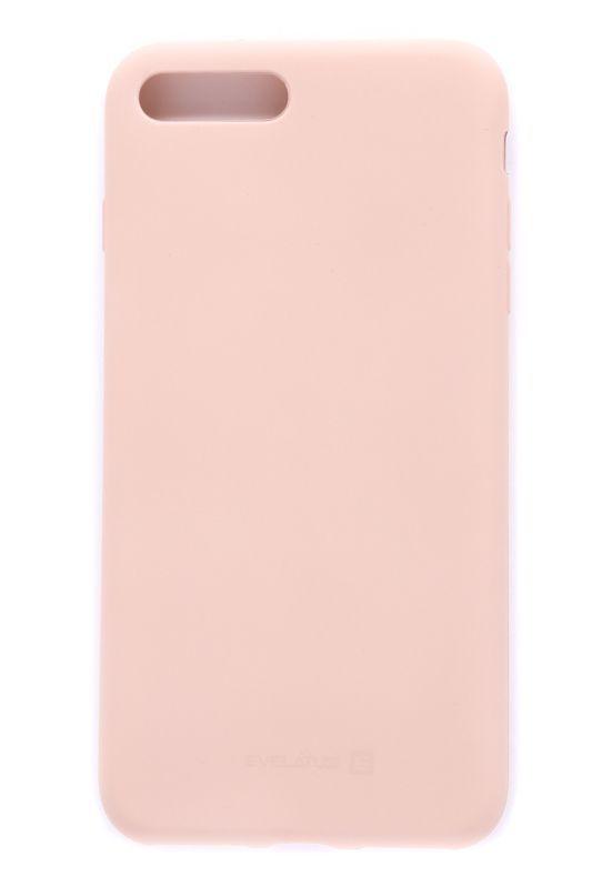 Evelatus Apple iPhone 8 Plus/7 Plus Nano Silikoninis dėklas Soft Touch TPU Rožinė Sand