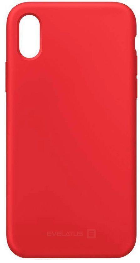 Evelatus Apple iPhone X Nano Silikoninis dėklas Soft Touch TPU Raudona
