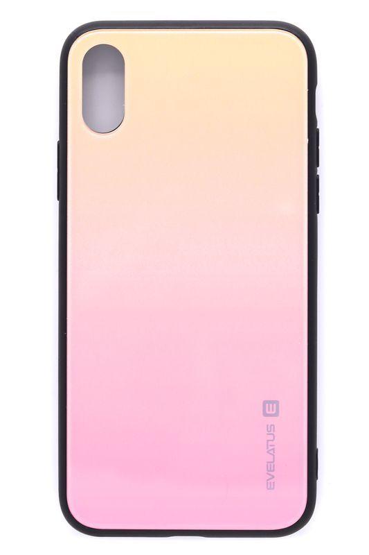 Dėklas Evelatus Apple iPhone X/Xs Gradient Glass Case 1 Mild Melon