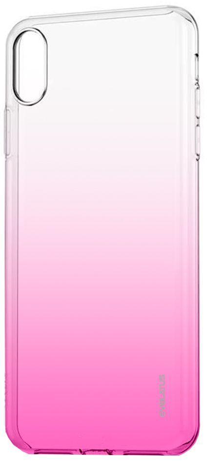 Dėklas Evelatus Apple iPhone X/XS Gradient TPU Case Rose Raudona