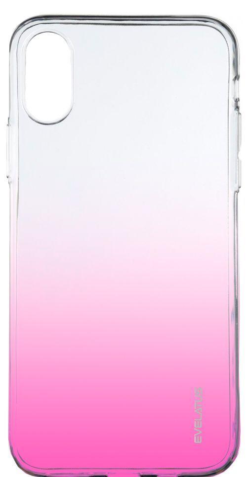 Dėklas Evelatus Apple iPhone XR Gradient TPU Case Rose Raudona
