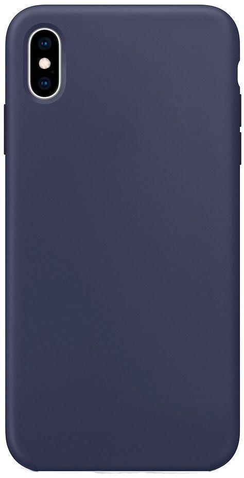 Evelatus Apple iPhone Xs Max Premium Soft Touch Silikoninis dėklas Midnight Mėlyna