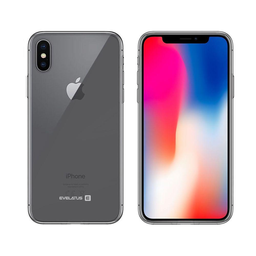 Evelatus Apple iPhone Xs MAX Clear Silikoninis dėklas 1.5mm TPU Transparent