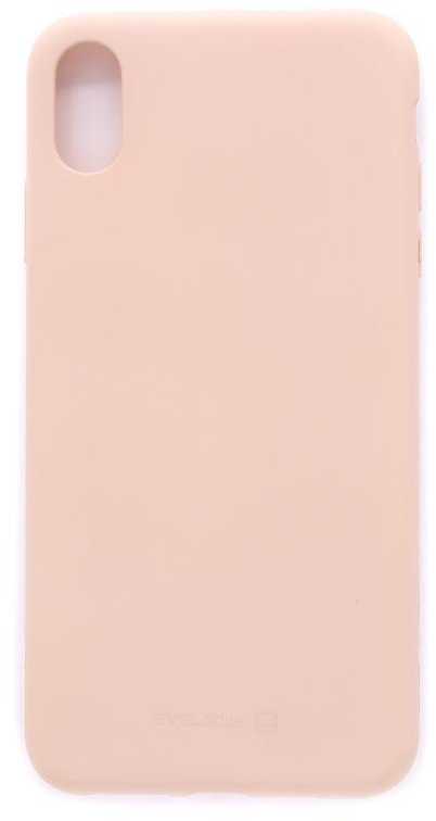 Evelatus Apple iPhone Xs MAX Nano Silikoninis dėklas Soft Touch TPU Rožinė Sand
