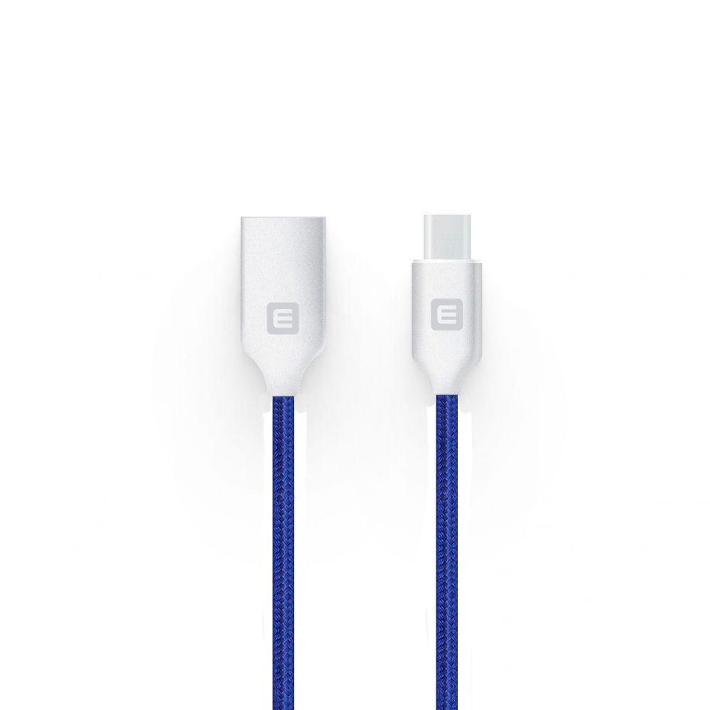 Evelatus - Data Cable for Type-C devices TPC06 1m Mėlyna