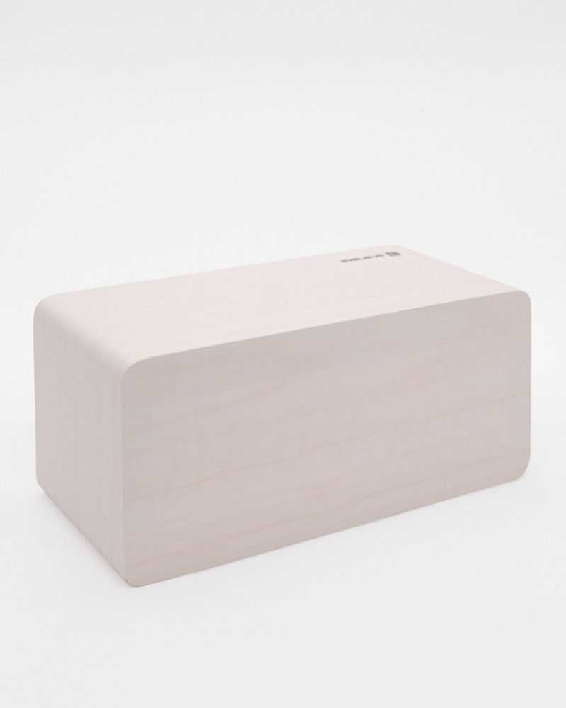 Evelatus EMC01 Digitāls Koka kubs Pulkstenis Modinātājs uzrāda mitrumu temperatūru + USB lādētājs Balts