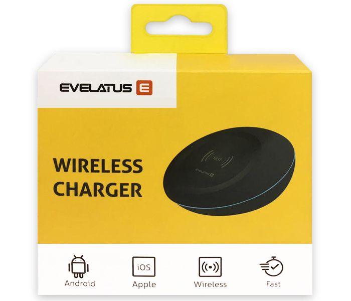 Įkroviklis Evelatus Evelatus Ewc01 Wireless Charger Juodas