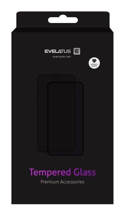 Evelatus Apsauginis stiklas Huawei Huawei Y5P 2020 2.5D Full Cover Japan Glue Glass Anti-Static EVE38793