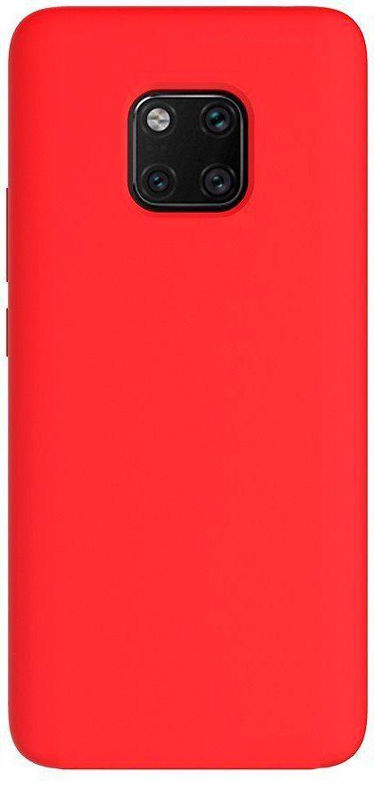 Evelatus Huawei Mate 20 Pro Premium Soft Touch Silikoninis dėklas Raudona