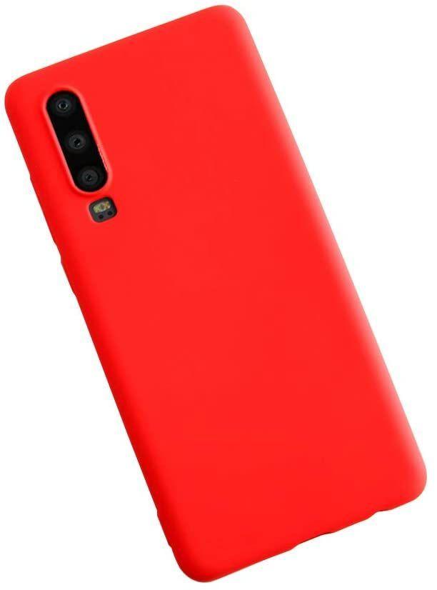Evelatus Huawei P30 Nano Silikoninis dėklas Soft Touch TPU Raudona