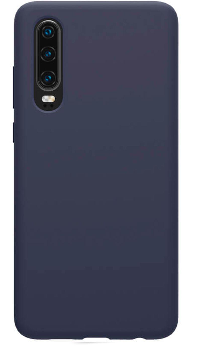 Evelatus Huawei P30 Nano Silikoninis dėklas Soft Touch TPU Midnight Mėlyna