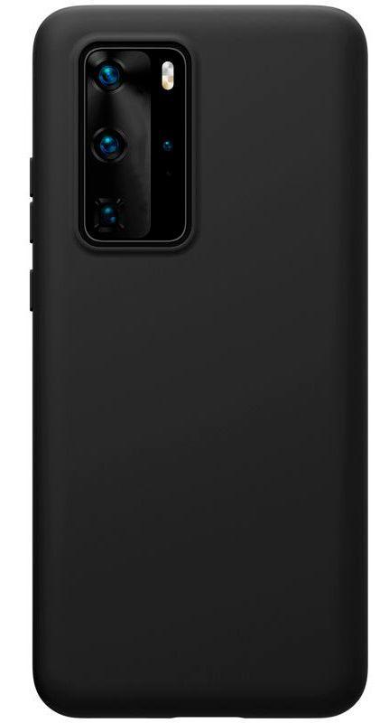 Evelatus Huawei P40 Nano Silikoninis dėklas Soft Touch TPU Juodas