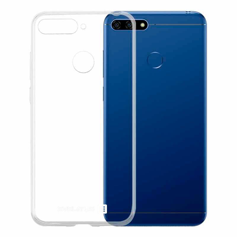 Evelatus Huawei Y6 2018 Clear Silikoninis dėklas 1.5mm TPU Transparent