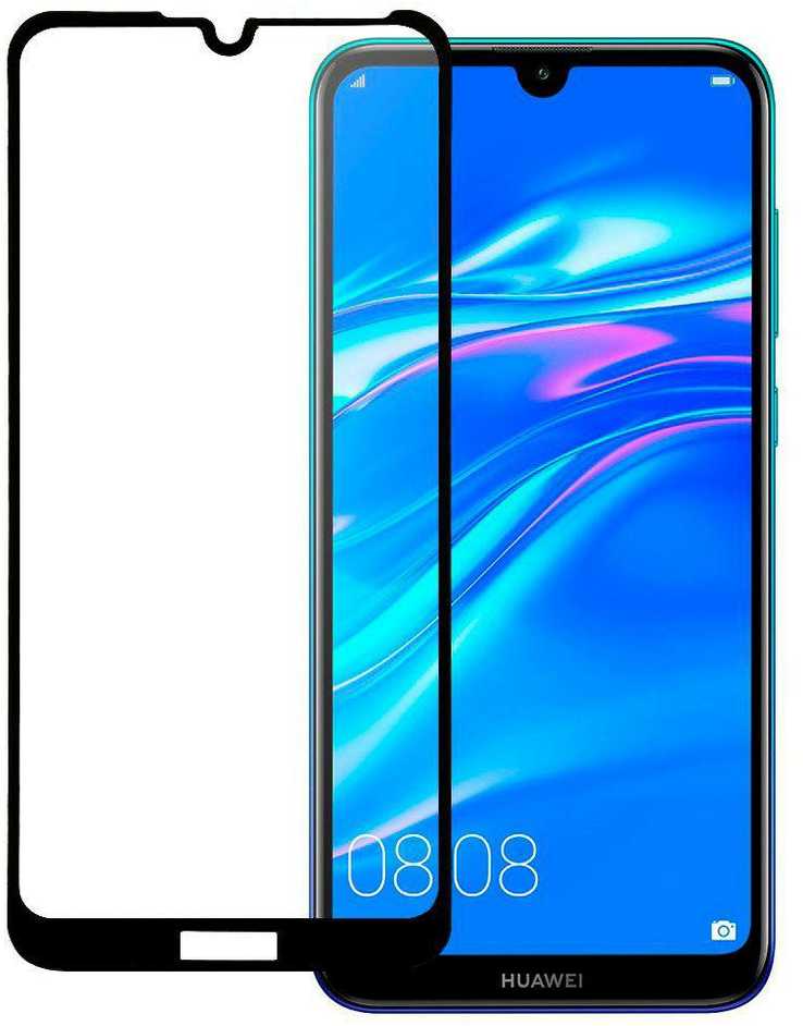 Evelatus Apsauginis stiklas Huawei Y6 2019 2.5D Full Cover Japan Glue Glass Anti-Static (EVE012489)