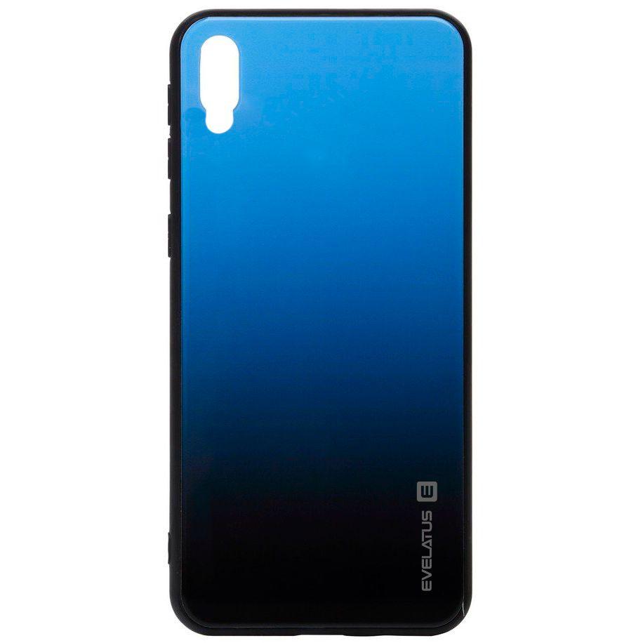 Dėklas Evelatus Huawei Y6 2019 Gradient Glass Case 7 Sea Gylis