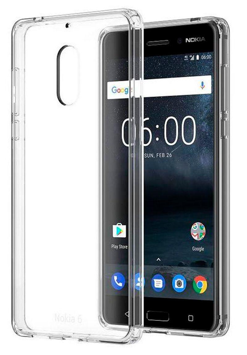 Evelatus Nokia 6.1 2018 Clear Silikoninis dėklas 1.5mm TPU Transparent