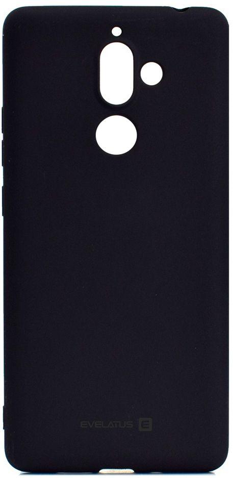 Evelatus Nokia 7 Plus Nano Silikoninis dėklas Soft Touch TPU Juodas