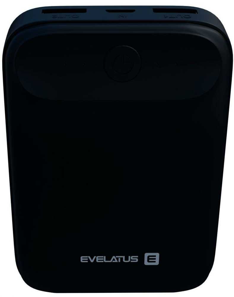 Evelatus išorinis akumuliatorius - Power Bank EPB07 10000 mAh Juodas EPB07BK