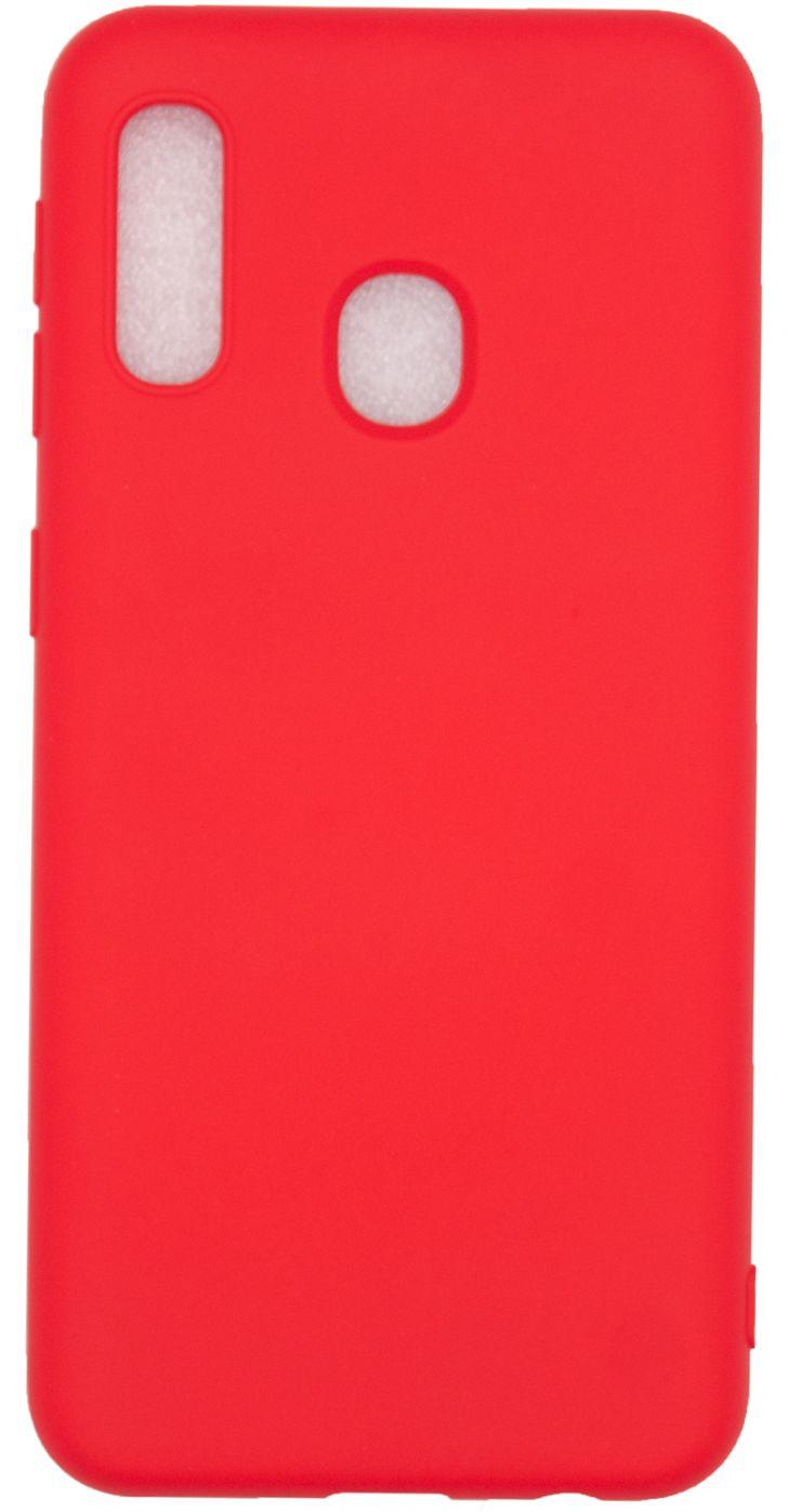 Evelatus Samsung A20E Nano Silikoninis dėklas Soft Touch TPU Raudona