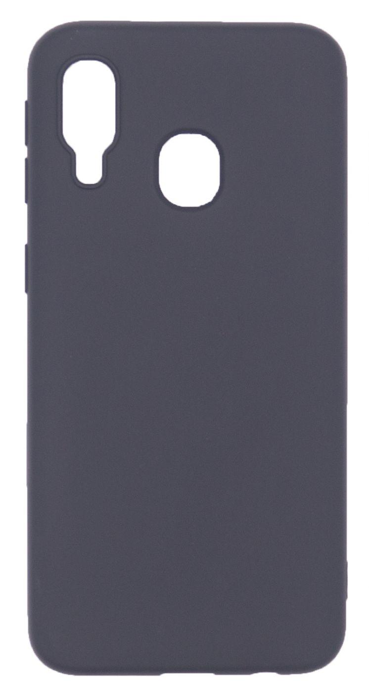 Evelatus Samsung Galaxy A40 Nano Silikoninis dėklas Soft Touch TPU Juodas