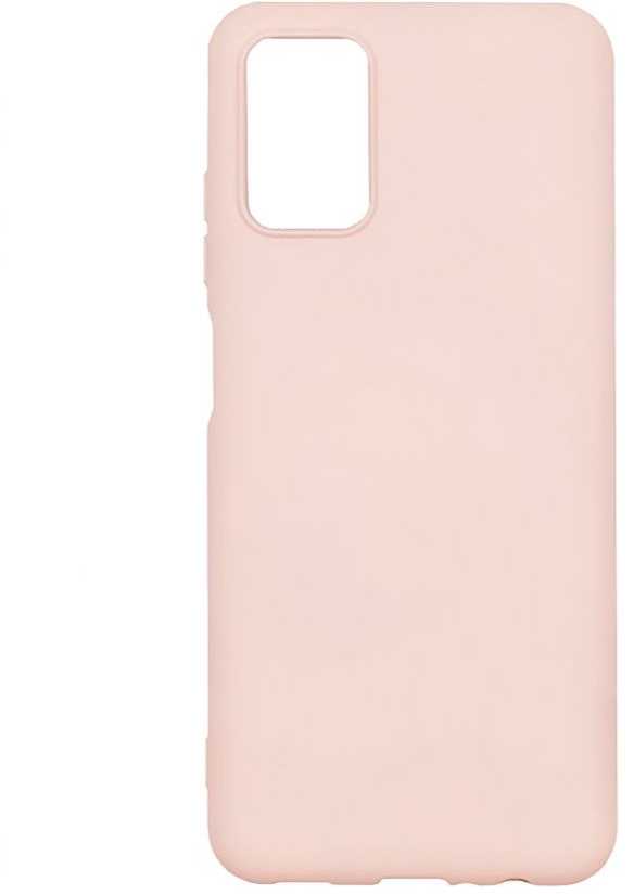 Evelatus Samsung Galaxy A03s Nano Silikoninis dėklas Soft Touch TPU rusvai gelsvas