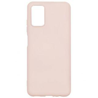Evelatus Samsung Galaxy A03s Nano Silikoninis dėklas Soft Touch TPU rusvai gelsvas