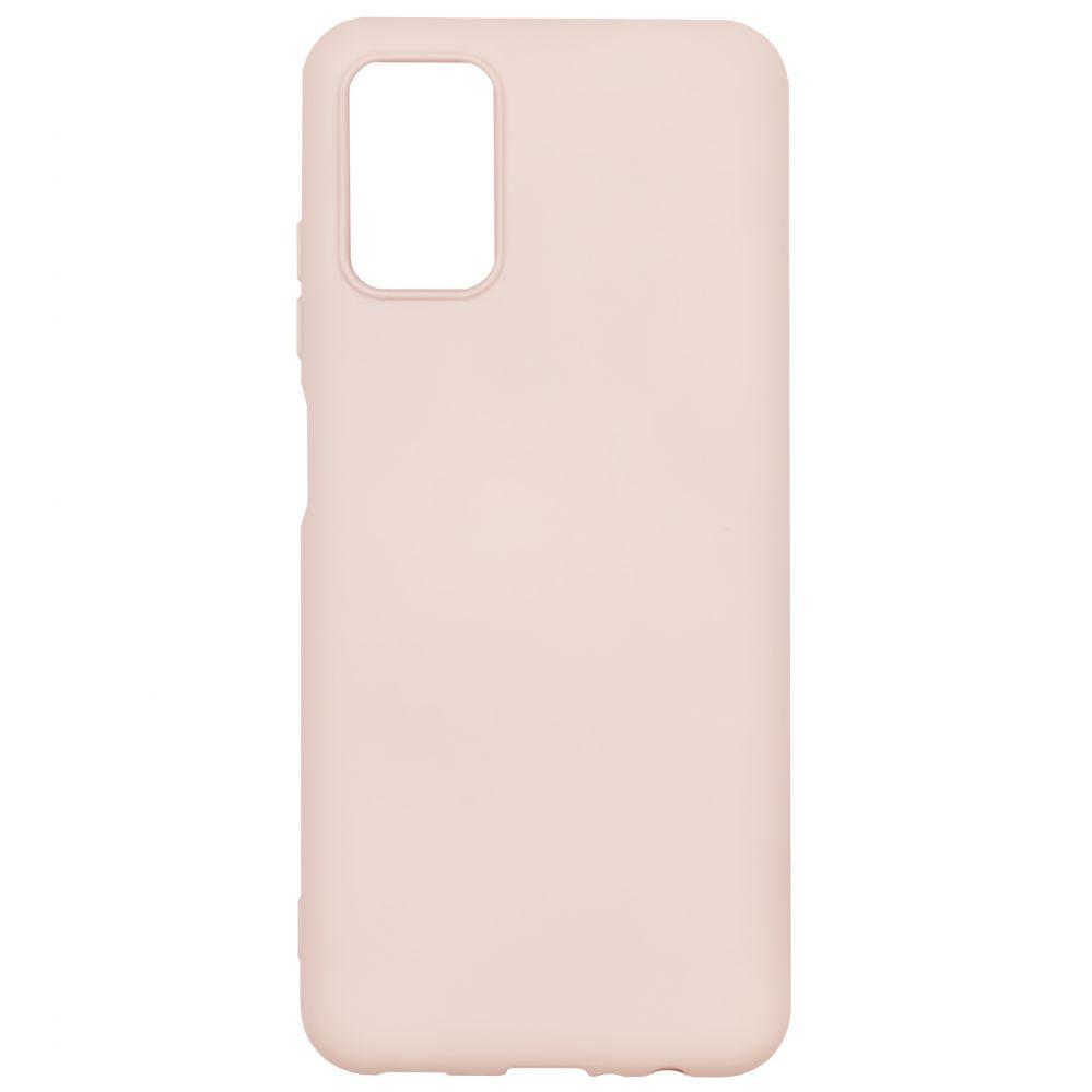 Evelatus Samsung Galaxy A03s Nano Silikoninis dėklas Soft Touch TPU rusvai gelsvas