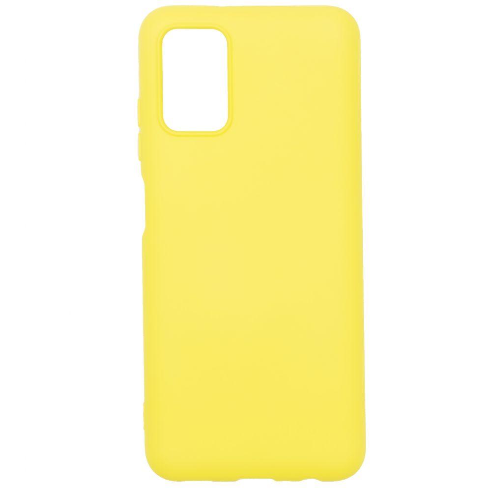 Evelatus Samsung Galaxy A03s Soft Touch Silikoninis dėklas Geltona