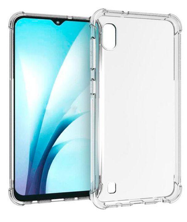 Evelatus Samsung Galaxy A10 Military Shockproof Silikoninis dėklas TPU Transparent