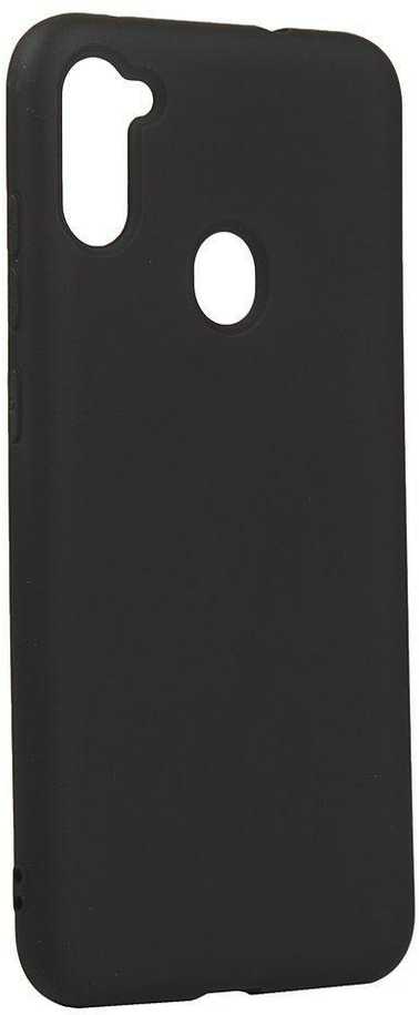 Evelatus Samsung Galaxy A11 Nano Silikoninis dėklas Soft Touch TPU Juodas