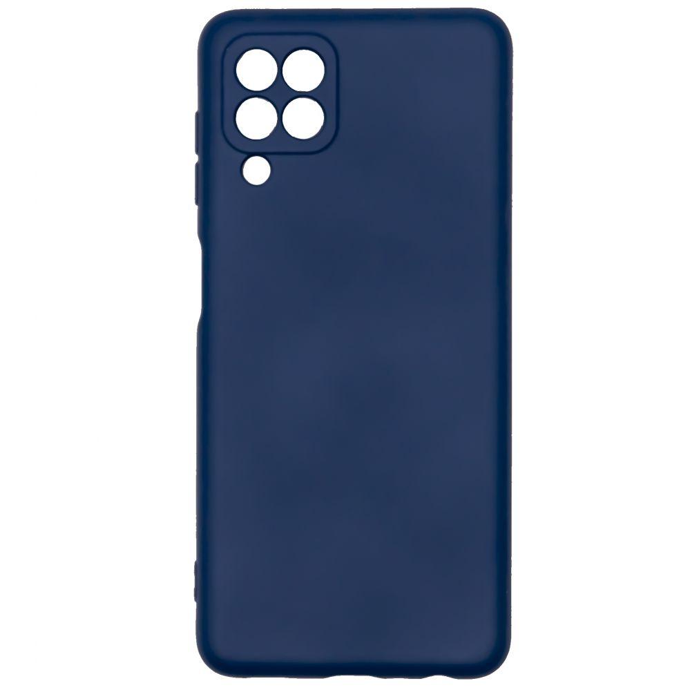 Evelatus Samsung Galaxy A22 4G Nano Silikoninis dėklas Soft Touch TPU Navy Mėlyna
