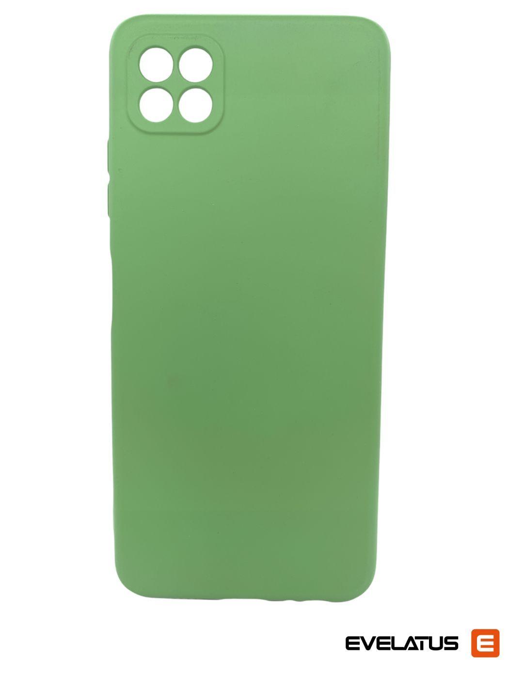 Evelatus Samsung Galaxy A22 5G Premium Soft Touch Silikoninis dėklas Žalias
