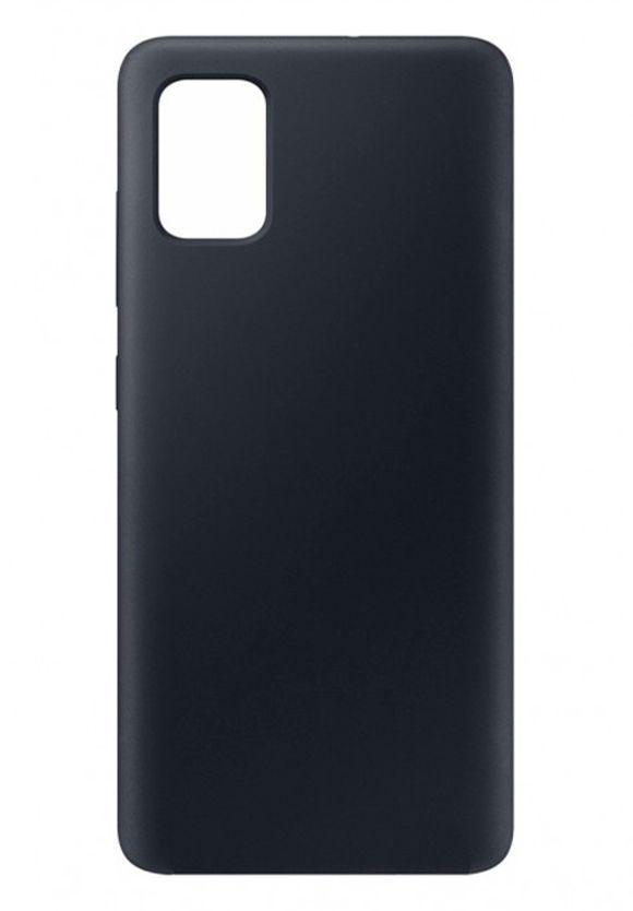 Back Cover Evelatus Samsung Galaxy A31 Nano Silikoninis dėklas Soft Touch TPU Juodas