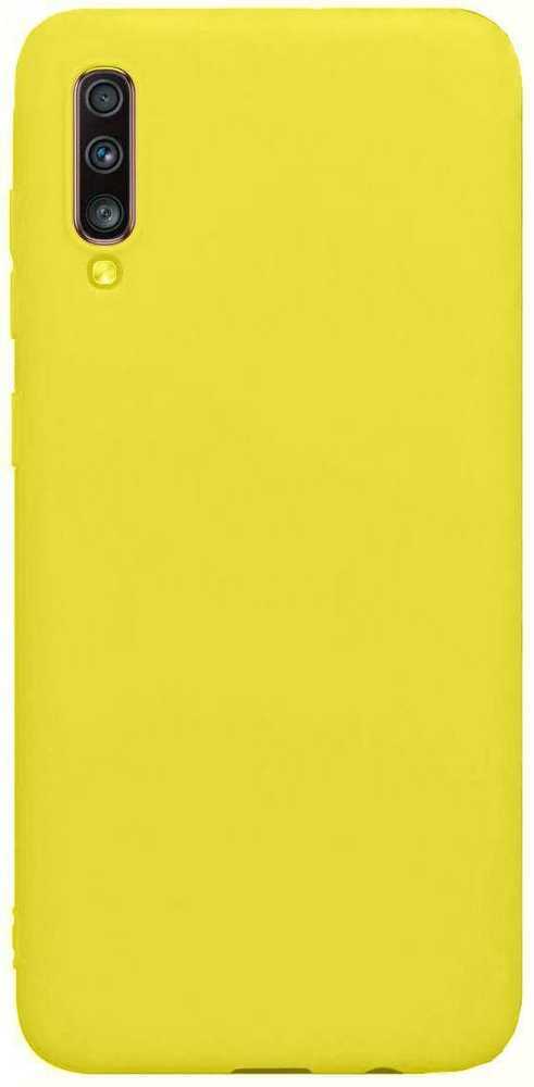 Evelatus Samsung Galaxy A70 Nano Silikoninis dėklas Soft Touch TPU Geltona