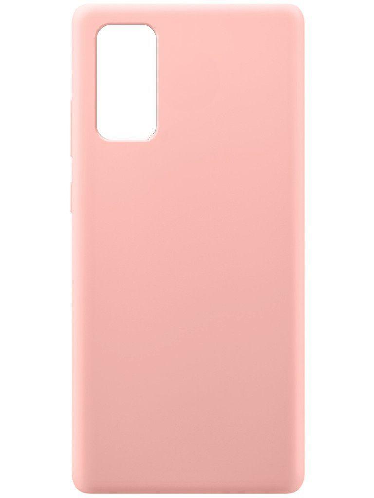 Evelatus Samsung Galaxy Note 20 Nano Silikoninis dėklas Soft Touch TPU rusvai gelsvas
