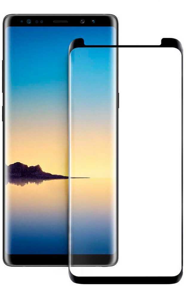 „Evelatus Samsung Galaxy Note 8 N950 3D“ dėklas, suderinamas su kraštų klijais