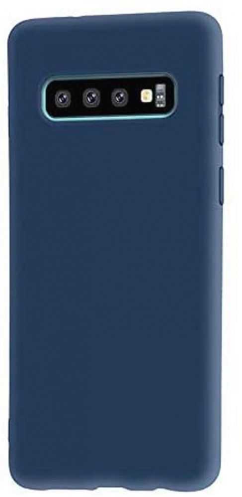 Evelatus Samsung Galaxy S10+ Nano Silikoninis dėklas Soft Touch TPU Dark Mėlyna