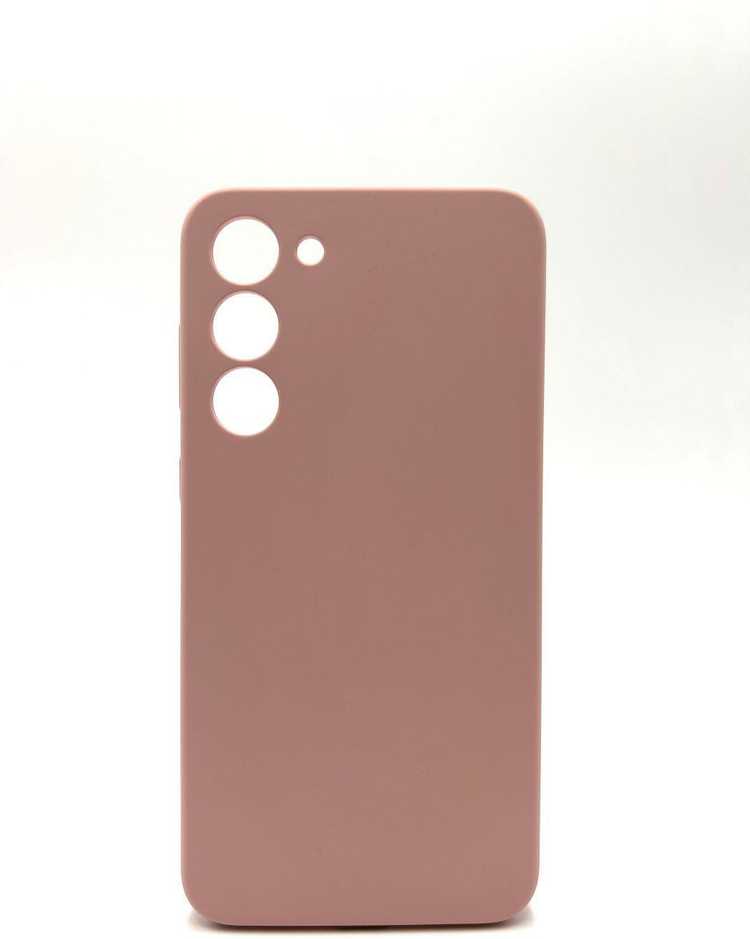 Evelatus Samsung Galaxy S23 Plus Premium Soft Touch Silikoninis dėklas rusvai gelsvas